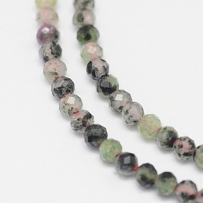 Natural Ruby in Zoisite Bead Strands G-G936-2mm-24-1