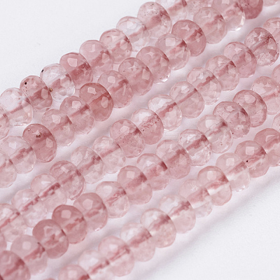 Cherry Quartz Glass Beads Strands G-K255-06A-1