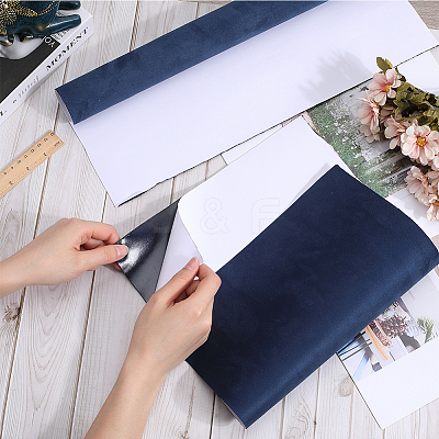 1.1M Self Adhesive Faux Suede Book Covers DIY-WH0491-89A-1