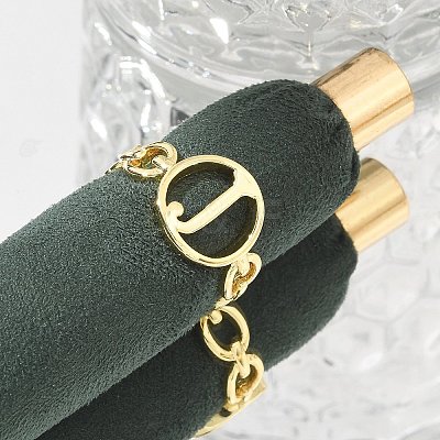 Brass Open Cuff Rings for Women RJEW-K289-01G-J-1