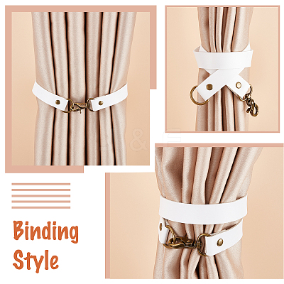 Leather Curtain Tiebacks AJEW-GF0005-05E-1