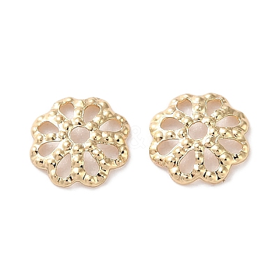 Rack Plating Brass Bead Caps KK-F090-21LG-01-1