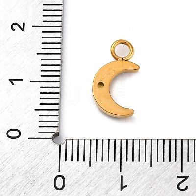 304 Stainless Steel Rhinestone Pendants STAS-M110-20G-1
