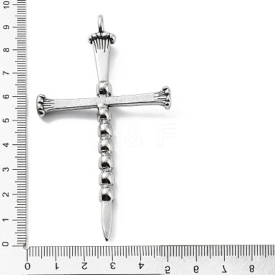 Tibetan Style Alloy Pendants TIBE-L012-040AS-11-1
