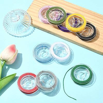 10 Rolls 10 Colors Nylon Braided Cord NWIR-FS0001-03-1