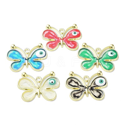 Alloy Enamel Pendants FIND-E043-03KCG-1