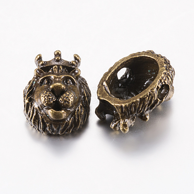 Tibetan Style Alloy Beads PALLOY-F200-08AB-1