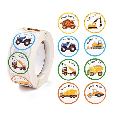 Cartoon Self-Adhesive Stickers DIY-P037-D01-1
