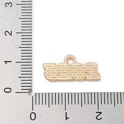 Alloy Enamel Pendants ENAM-A008-13KCG-06-1