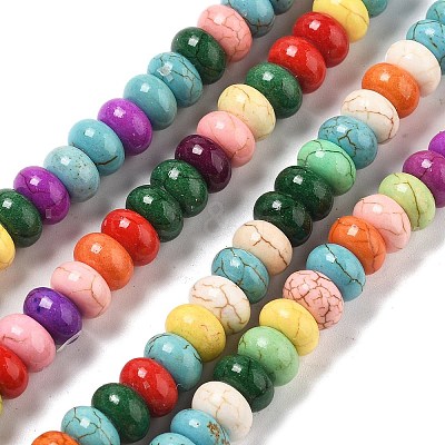 Synthetic Turquoise Beads Strands X-G-B140-M01-1