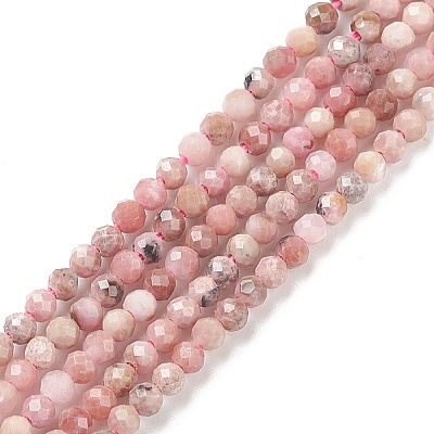 Natural Rhodonite Bead Strands X-G-A129-2mm-21-1