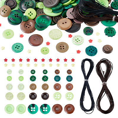 DIY Button Findings Kits DIY-TA0014-70-1
