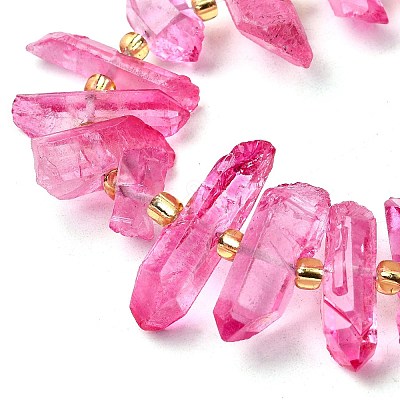 Natural Quartz Crystal Beads Strands G-F800-C-1