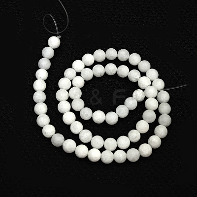 Natural Malaysia Jade Beads Strands X-G-A152-G-8mm-1