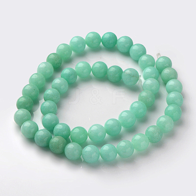Natural & Dyed White Jade Beads Strands GSR055-1