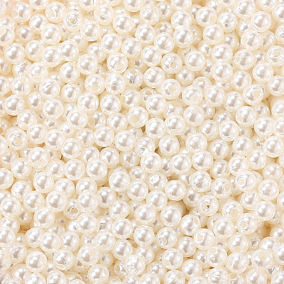 Imitation Pearl Acrylic Beads PEAR-LT0001-02F-1