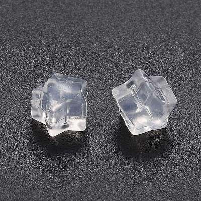 Transparent Silicone Ear Nuts SIL-N003-02-1