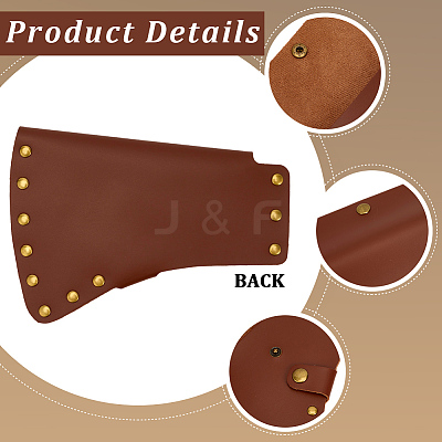 PU Leather Waist-belt Axe Sheath AJEW-GF00013-99-1