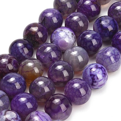 Natural Dragon Veins Agate Beads Strands GG-L001-L01-01-1