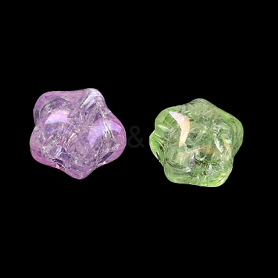 Crackle Transparent Acrylic Beads AC-CBA4496-01-1