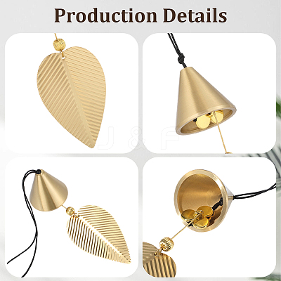 Brass Bell Pendants HJEW-WH20816-010G-E-1