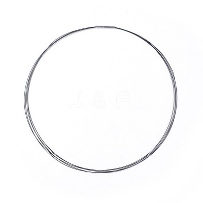 Steel Wire Necklace Making MAK-I011-08B-1