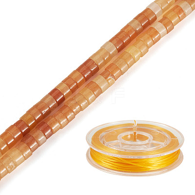 1 Strand Natural Red Aventurine Beads Strands G-TA0002-97-1