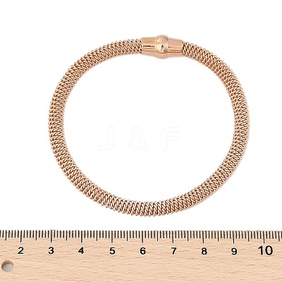 304 Stainless Steel Mesh Chain Bracelets for Women Men BJEW-Z087-19RG-1