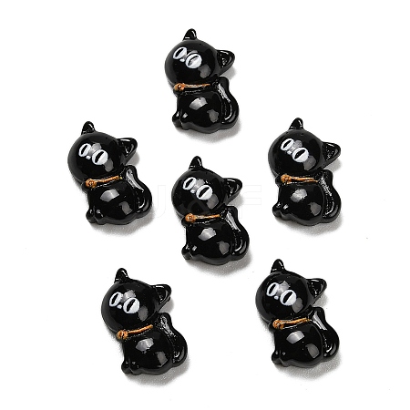 Halloween Opaque Resin Cabochons CRES-I045-01B-1