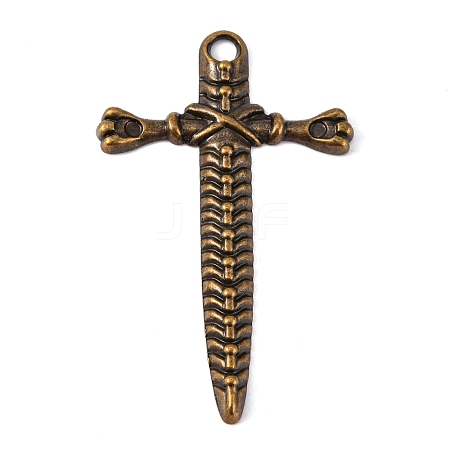 Tibetan Silver Dagger Pendants K08QP071-1