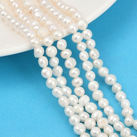 Natural Cultured Freshwater Pearl Beads Strands PEAR-P064-19D-07A-1