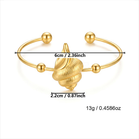 304 Stainless Steel Cuff Bangles WG08202-03-1