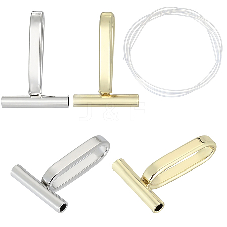 Alloy Brooch Convert Necklaces Pendant Hooks FIND-SC0019-05-1