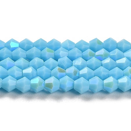 Opaque Solid Color Imitation Jade Glass Beads Strands LS-EGLA-A039-P4mm-L12-1
