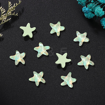 Starfish Glass Cabochons PW-WG37A61-04-1