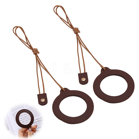 2Pcs Neck Wear Magnifying Glass AJEW-CA0005-27D-1