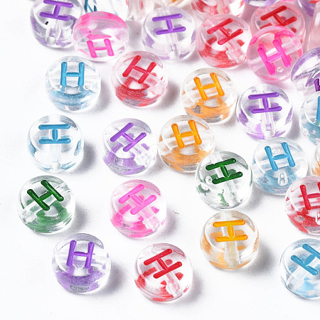 Transparent Clear Acrylic Beads MACR-N008-56H-1