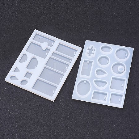 DIY Silicone Pendant Molds AJEW-P041-M-1