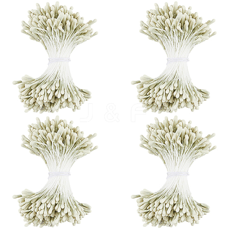 Gypsum with Cotton Cord Artificial Flower Core LS-DIY-WH20007-36A-07-1