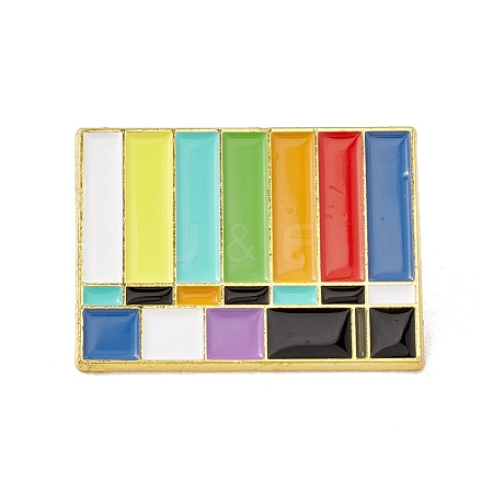 Rainbow Color Pride Colorful Enamel Pin JEWB-E016-15G-03-1