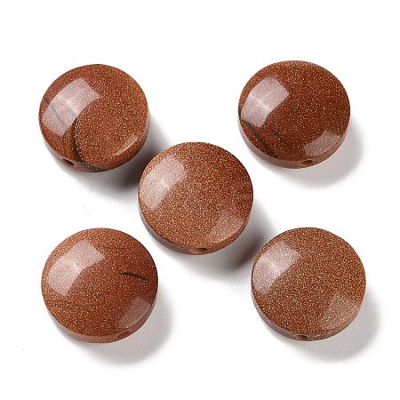 Synthetic Goldstone Beads G-G104-02B-1