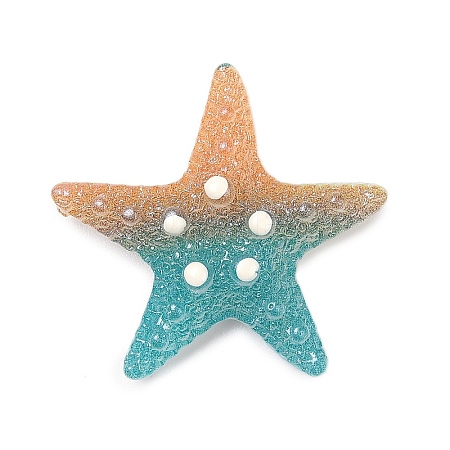 Gradient Color Opaque Resin Decoden Cabochons CRES-P036-01A-01-1