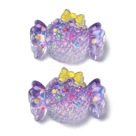 Transparent Epoxy Resin Decoden Cabochons CRES-I030-06A-1