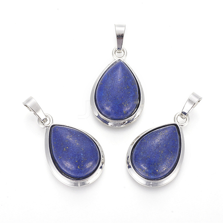 Natural Lapis Lazuli Pendants G-L512-C09-1
