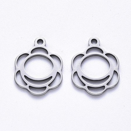 Non-Tarnish 304 Stainless Steel Pendants STAS-S113-007A-1