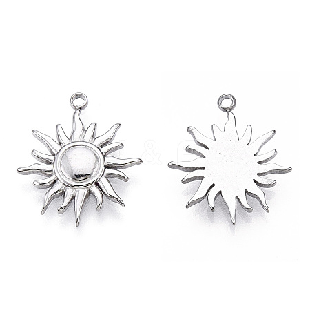 Non-Tarnish 201 Stainless Steel Pendants STAS-S119-029P-1