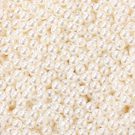Imitation Pearl Acrylic Beads PEAR-LT0001-02F-1