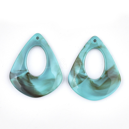 Acrylic Pendants X-OACR-S021-01E-1
