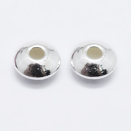 925 Sterling Silver Spacer Beads STER-K167-023C-S-1