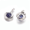 Natural Lapis Lazuli Pendants G-L512-K06-2